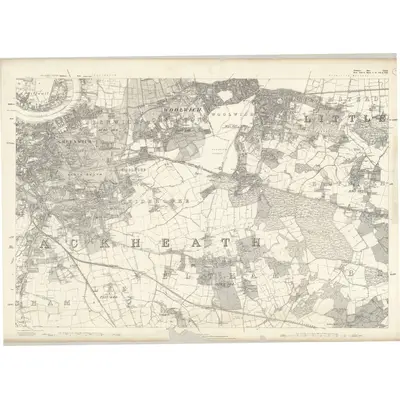 1867 Map of Middlesex XXIII, 1873 Print