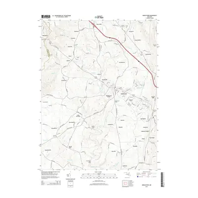 2014 Map of Middletown, 2014 Print