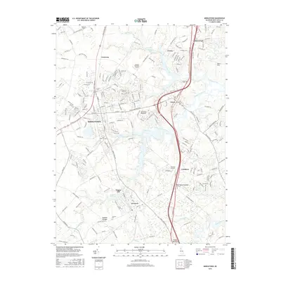 2016 Map of Middletown, 2016 Print