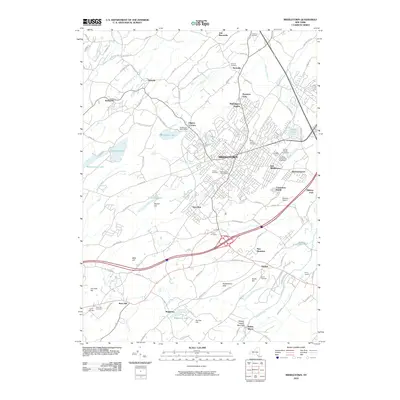 2010 Map of Middletown, 2010 Print