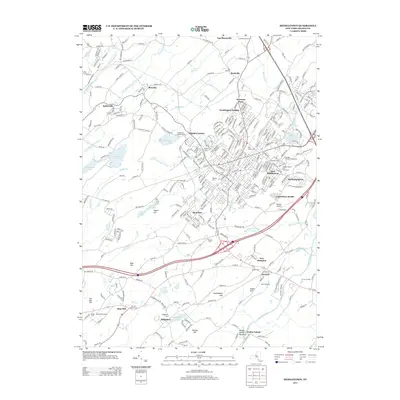 2013 Map of Middletown, 2013 Print