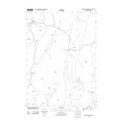 2012 Map of Middletown Springs, 2012 Print