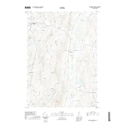 2021 Map of Middletown Springs, 2021 Print