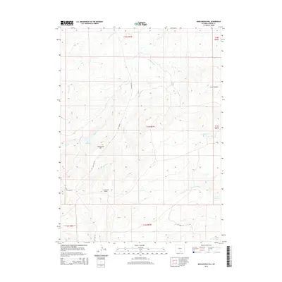 2015 Map of Middlewood Hill, 2015 Print