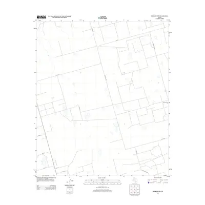 2013 Map of Midkiff NW, 2013 Print