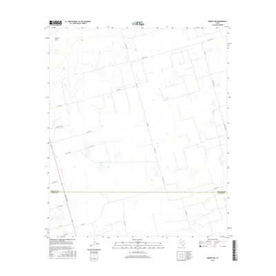2016 Map of Midkiff NW, 2016 Print