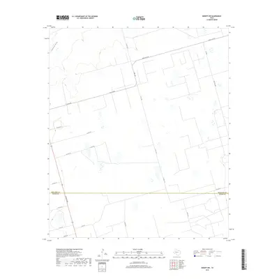 2019 Map of Midkiff NW, 2019 Print