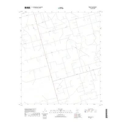 2019 Map of Midkiff SW, 2019 Print