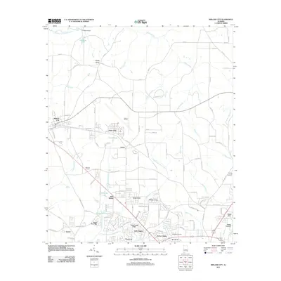 2011 Map of Midland City, 2011 Print