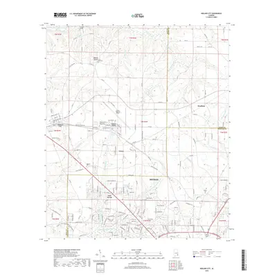 2018 Map of Midland City, 2018 Print