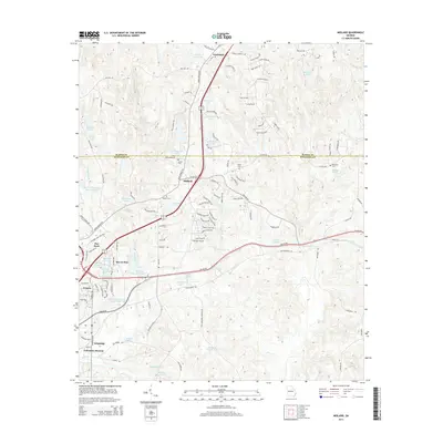 2014 Map of Midland, 2014 Print