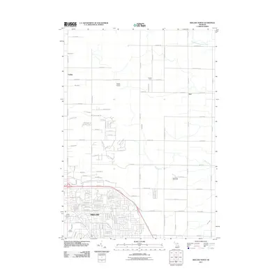 2011 Map of Midland North, 2011 Print