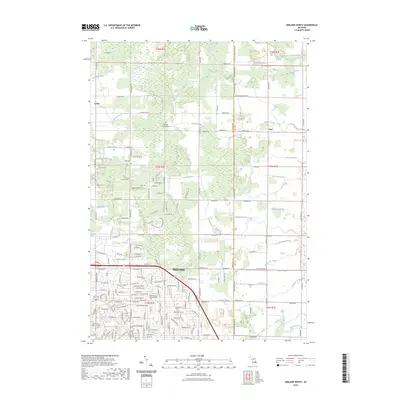 2023 Map of Midland North, 2023 Print