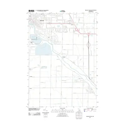 2011 Map of Midland South, 2011 Print