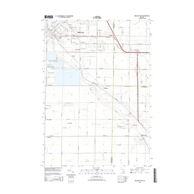 2014 Map of Midland South, 2014 Print