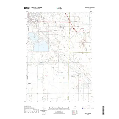 2019 Map of Midland South, 2019 Print