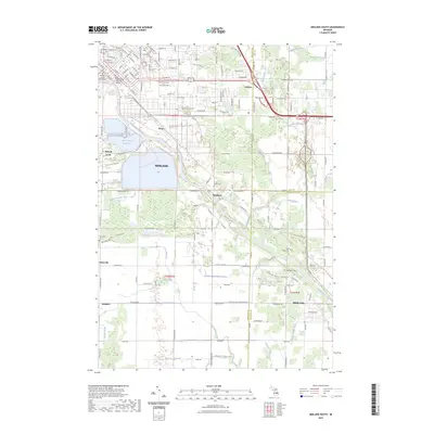 2023 Map of Midland South, 2023 Print