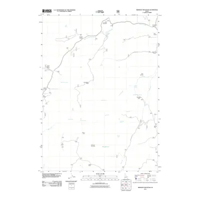 2011 Map of Midnight Mountain, 2011 Print
