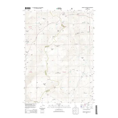 2013 Map of Midnight Mountain, 2013 Print