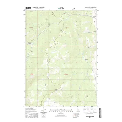 2017 Map of Midnight Mountain, 2017 Print