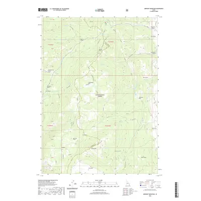2020 Map of Midnight Mountain, 2020 Print