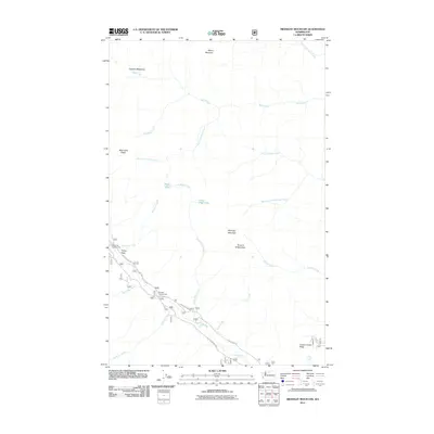 2011 Map of Midnight Mountain, 2011 Print