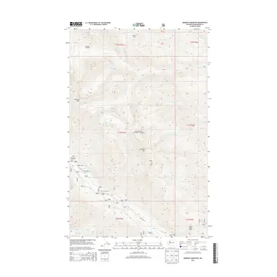 2014 Map of Midnight Mountain, 2014 Print