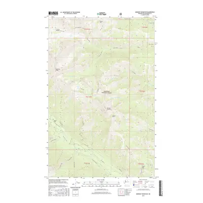 2017 Map of Midnight Mountain, 2017 Print