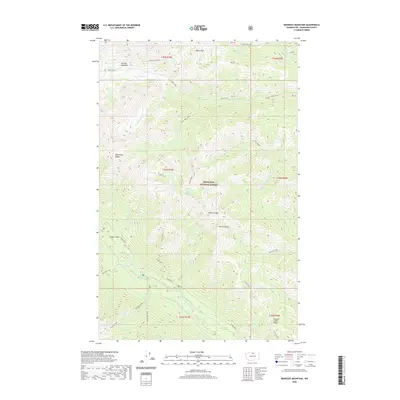 2020 Map of Midnight Mountain, 2020 Print