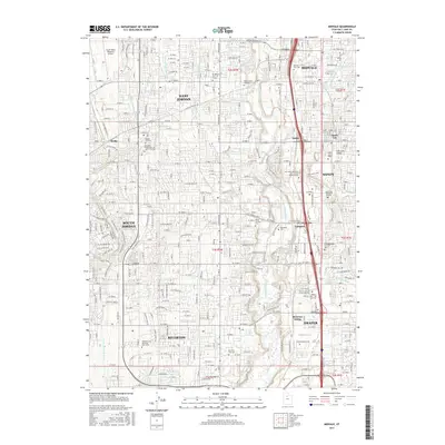 2017 Map of Midvale, 2017 Print