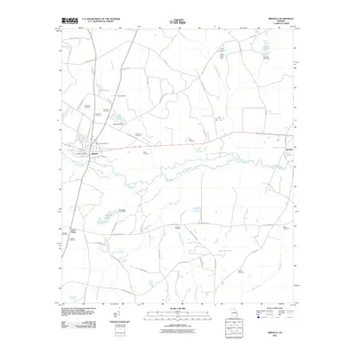 2011 Map of Midville, 2011 Print