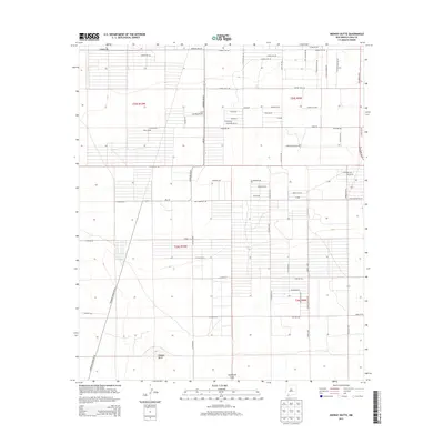 2013 Map of Midway Butte, 2013 Print