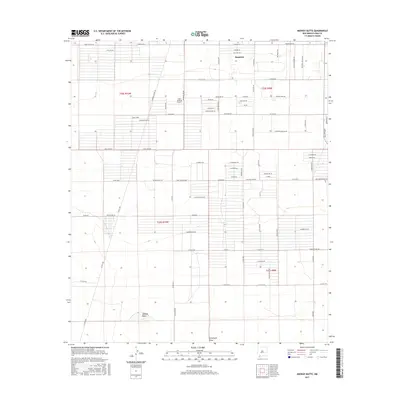 2017 Map of Midway Butte, 2017 Print
