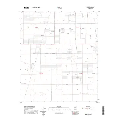 2023 Map of Midway Butte, 2023 Print
