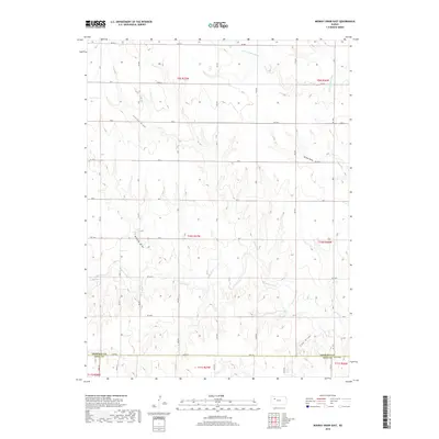 2018 Map of Midway Draw East, 2018 Print