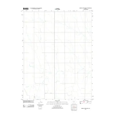 2012 Map of Midway Draw West, 2012 Print