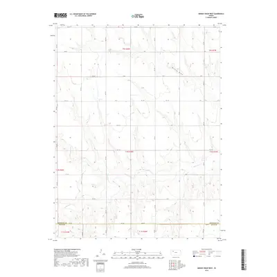 2018 Map of Midway Draw West, 2018 Print