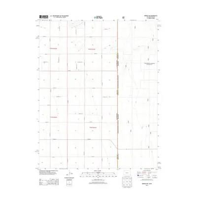 2013 Map of Midway NE, 2013 Print