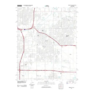 2010 Map of Midwest City, 2010 Print