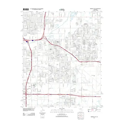 2012 Map of Midwest City, 2012 Print