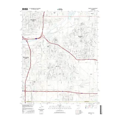 2016 Map of Midwest City, 2016 Print