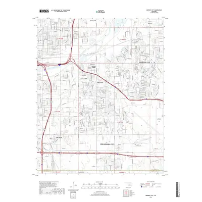 2018 Map of Midwest City, 2018 Print