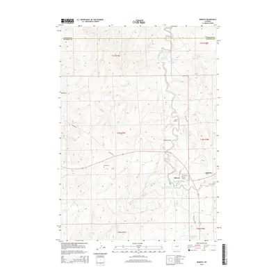 2015 Map of Midwest, 2015 Print