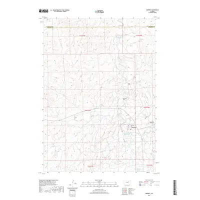 2017 Map of Midwest, 2017 Print