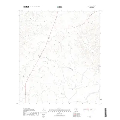 2019 Map of Miers Ranch, 2019 Print