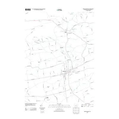 2013 Map of Mifflinburg, 2013 Print