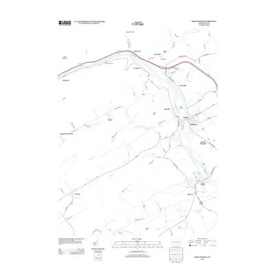 2013 Map of Mifflintown, 2013 Print