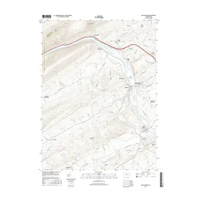 2016 Map of Mifflintown, 2016 Print