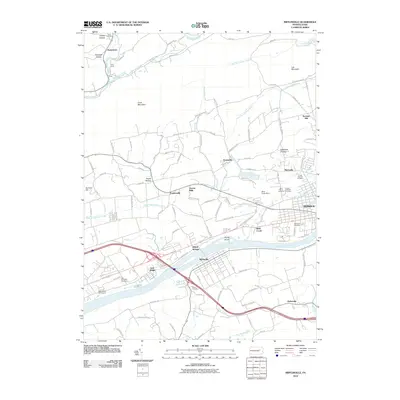 2010 Map of Mifflinville, 2010 Print