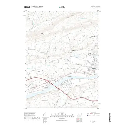 2019 Map of Mifflinville, 2019 Print